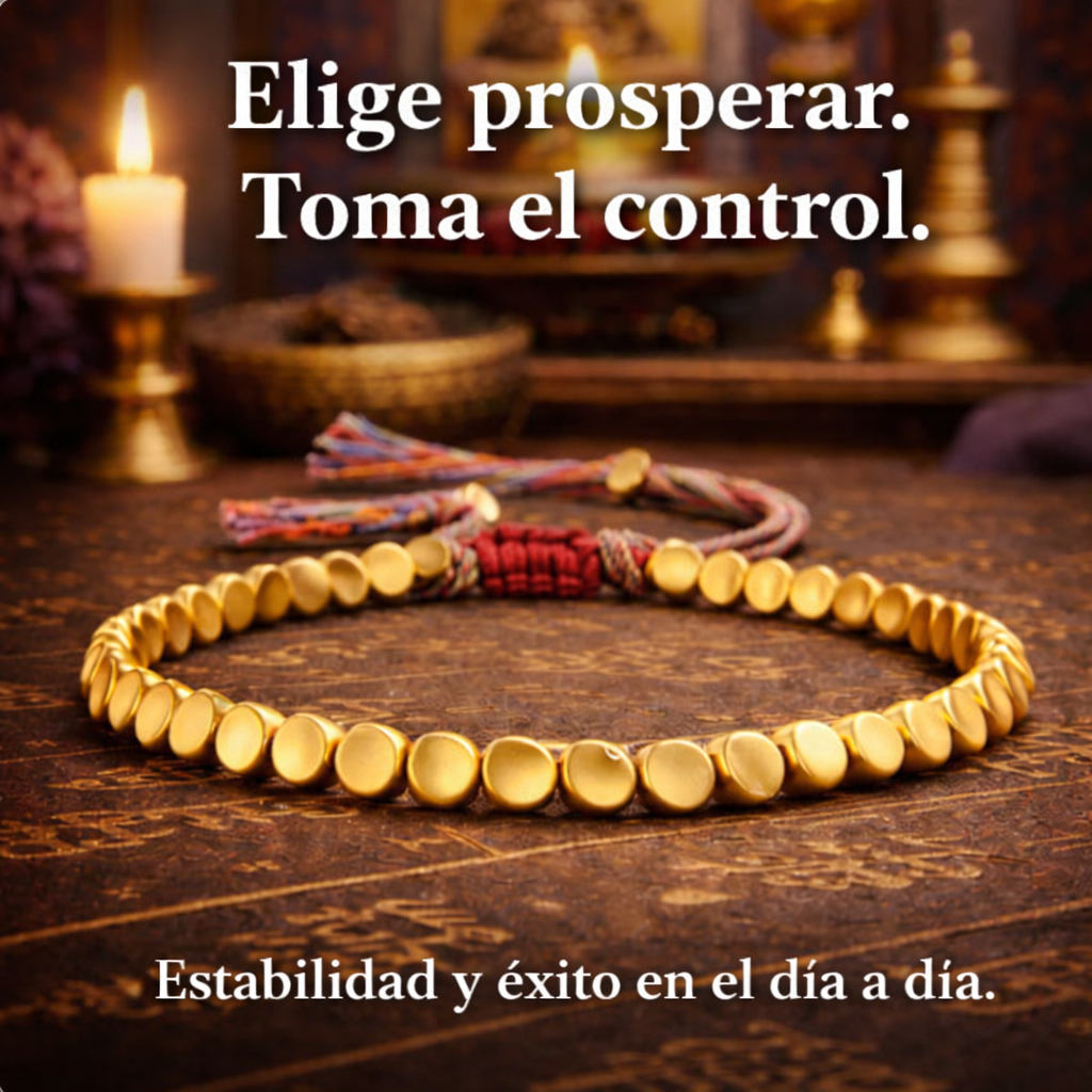 Pulsera Tibetana Orya® – Rumbo Dorado