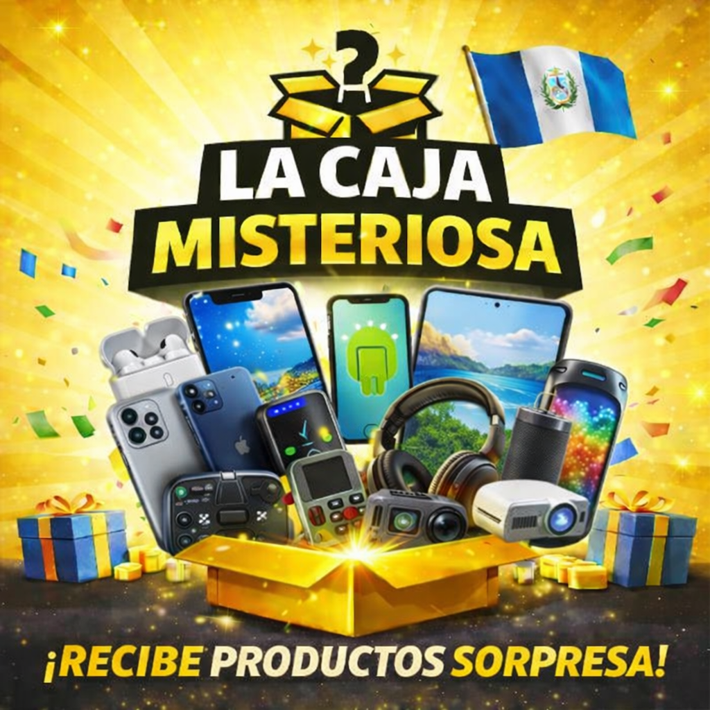 Mistery Box Premium® - Tamaño Mediano de Tecnología - Smartphones - Android - Audifonos - Smartwatch - Consolas - Tablets - Auriculares