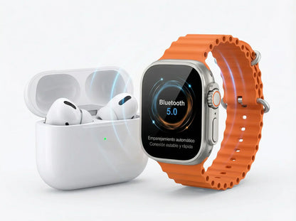 Pack Smartwatch Ultra Pro 2 + Auriculares Inalámbricos 2ª generación