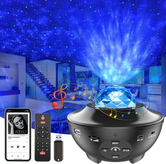 Luz de noche - PROYECTOR EFECTO GALAXIA