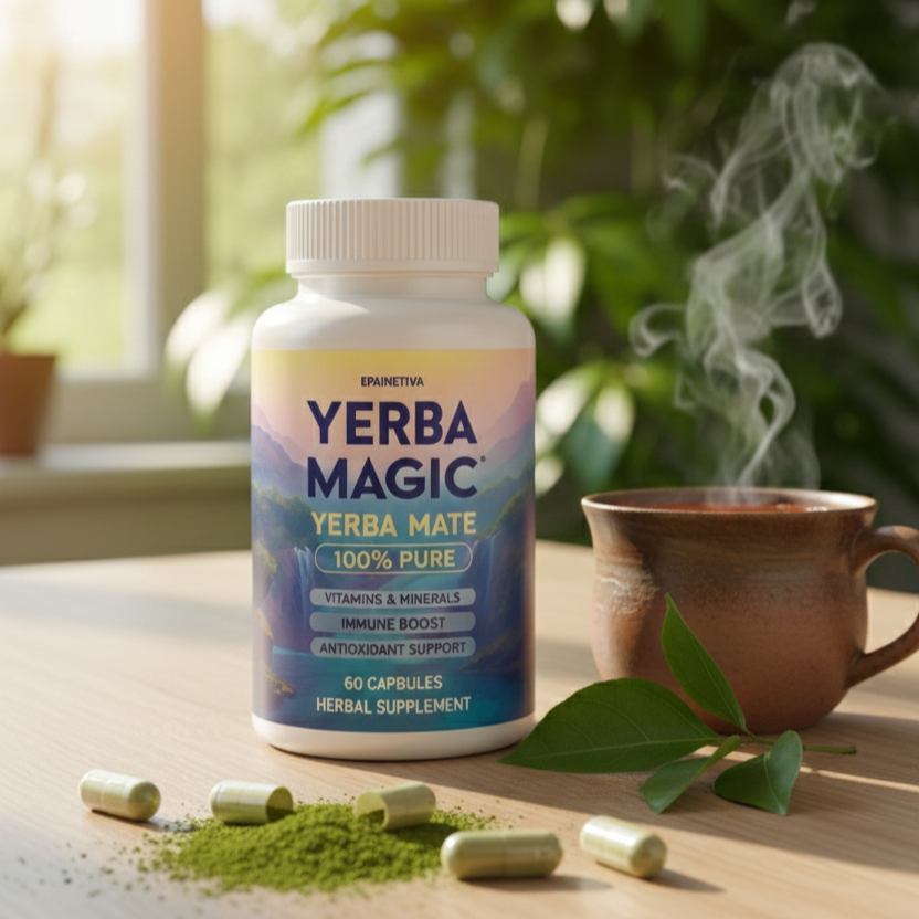 YERBA MAGIC - CÁPSULAS 100% DE YERBA MATE - ENVÍO GRATIS