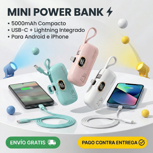 BATERIA PORTATIL (MINI POWER BANK) - ENVÍO GRATIS 😍😊