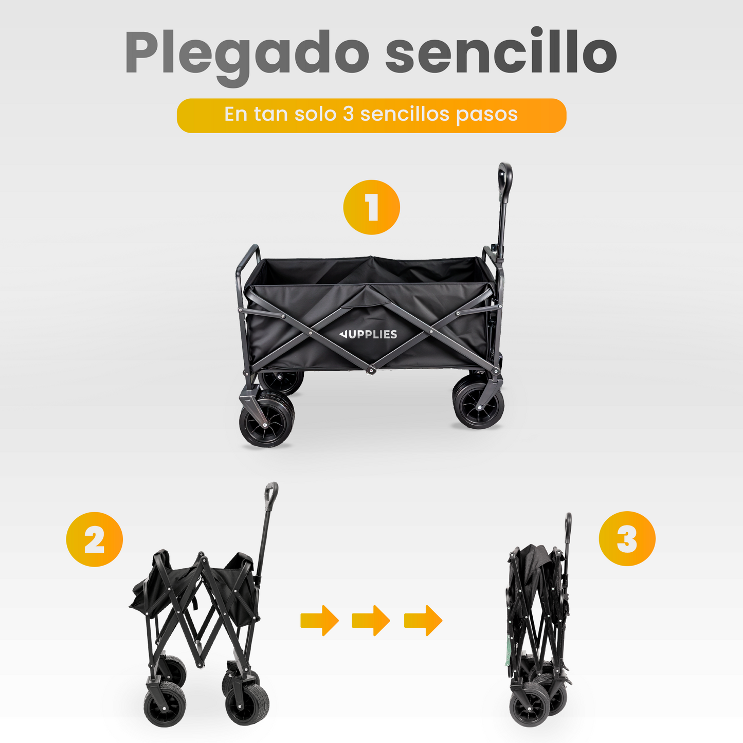 CARRO DE COMPRA PLEGABLE