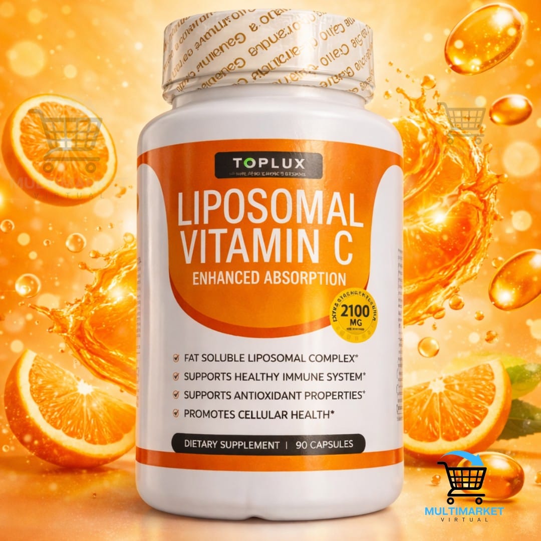 LIPOSOMAL VITAMIN C –  FORTALECE DEFENSAS – ENERGÍA Y ANTIOXIDANTE – ENVÍO GRATIS 🇬🇹 ⭐🔥