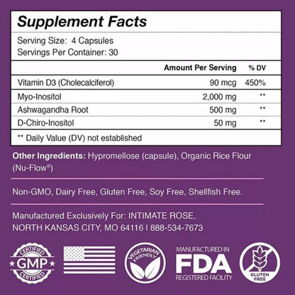 INOSITOL - 120 CAPSULAS - ENVÍO GRATIS 😱🤩