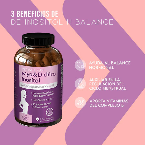 INOSITOL - 120 CAPSULAS - ENVÍO GRATIS 😱🤩